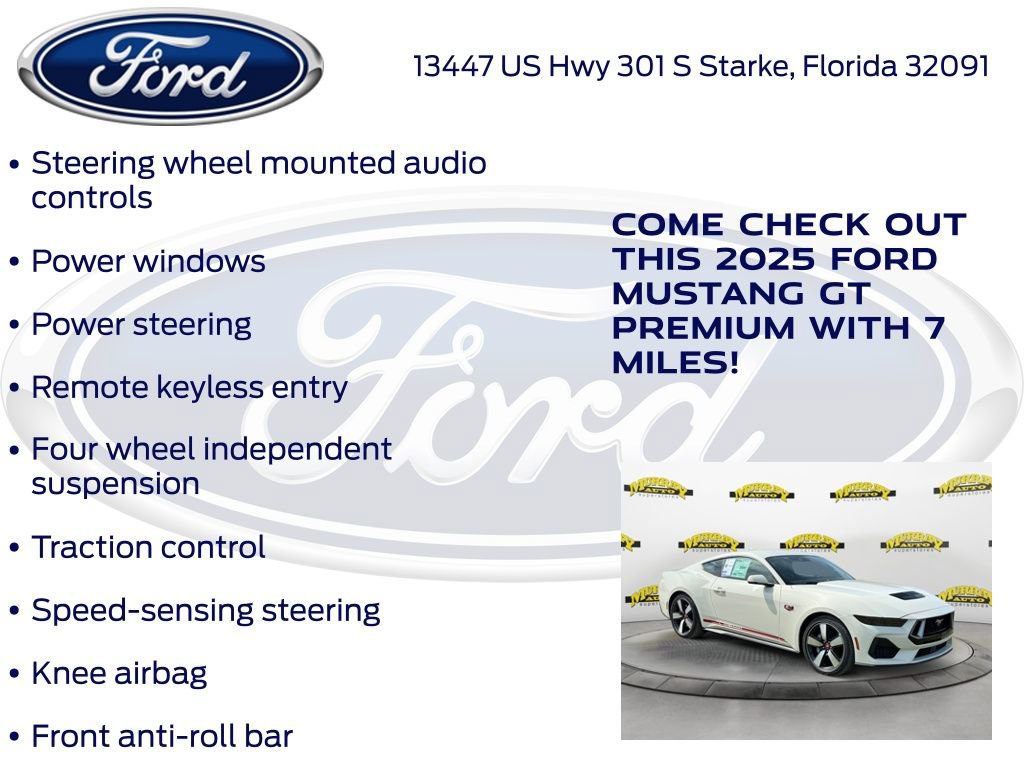 New 2025 Ford Mustang GT Premium w/ 60th Anniversary Package image 30