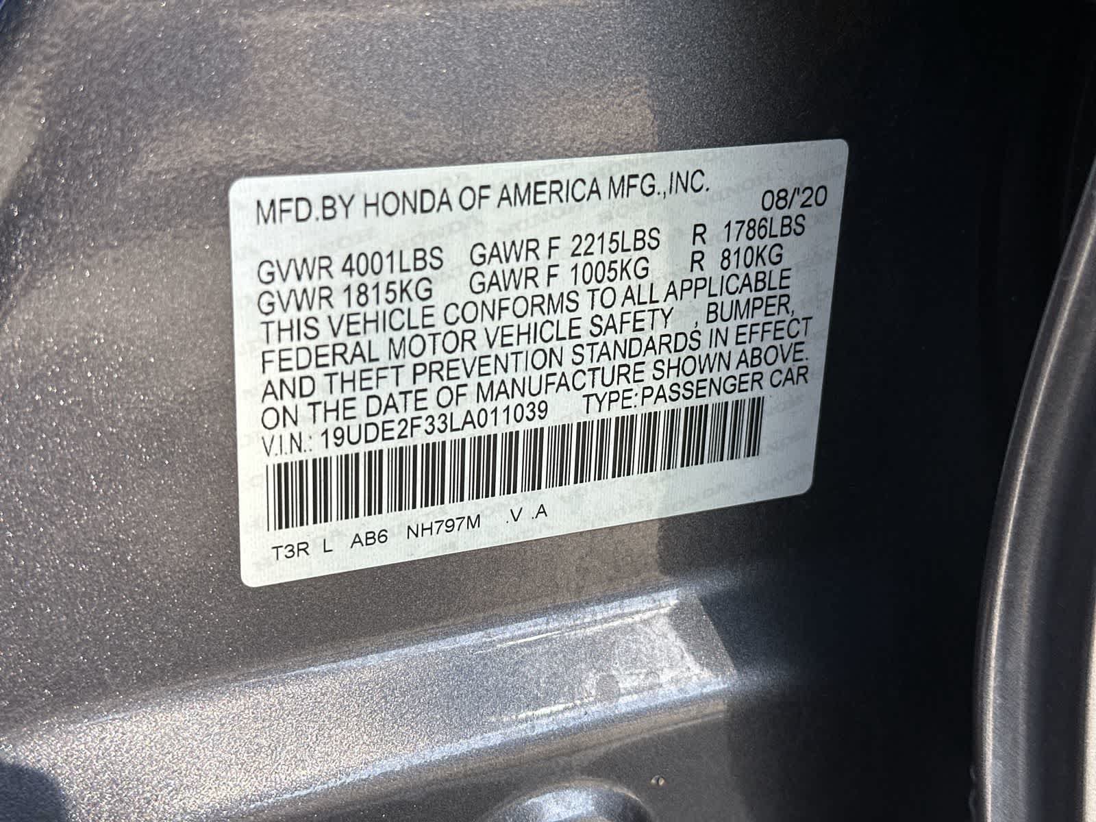 Used 2020 Acura ILX FWD image 24