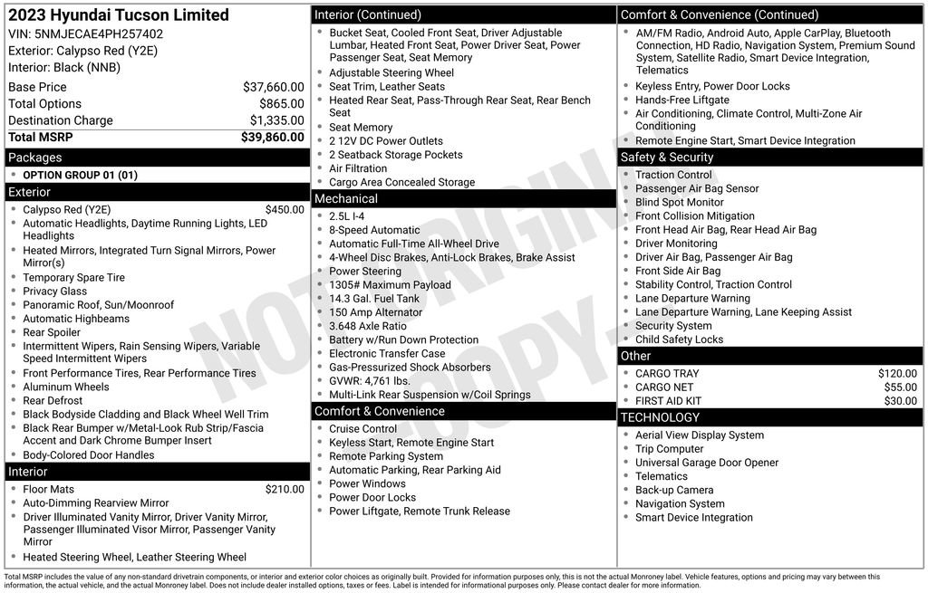 Used 2023 Hyundai Tucson Limited image 10