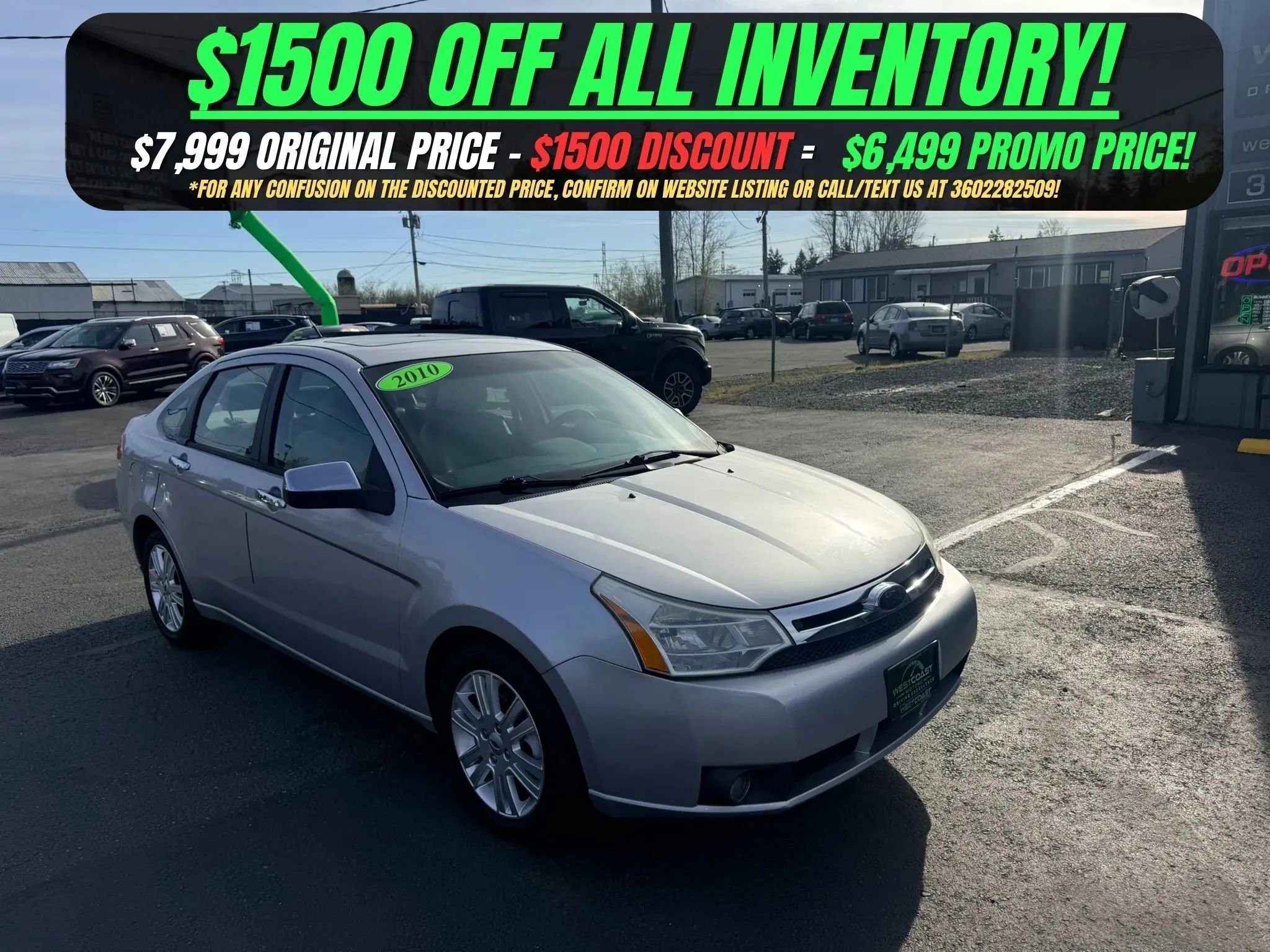 Used 2010 Ford Focus SEL