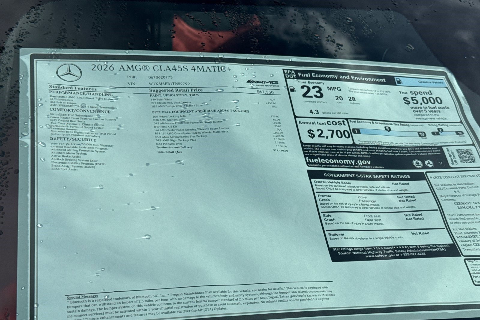 New 2026 Mercedes-Benz CLA 45 AMG S 4MATIC image 29