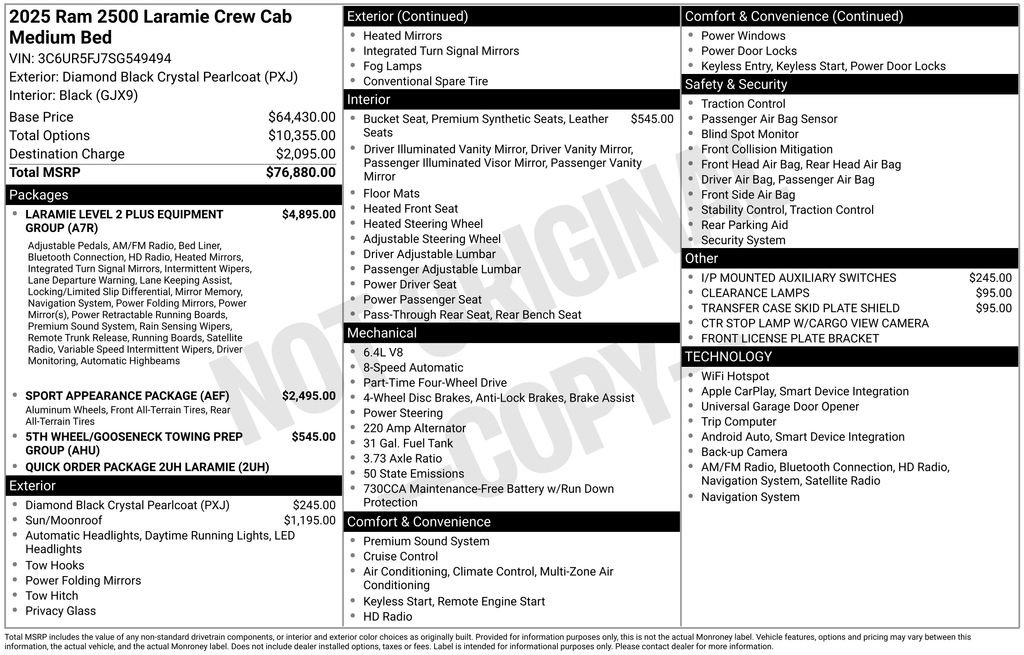 New 2025 RAM 2500 Laramie image 15