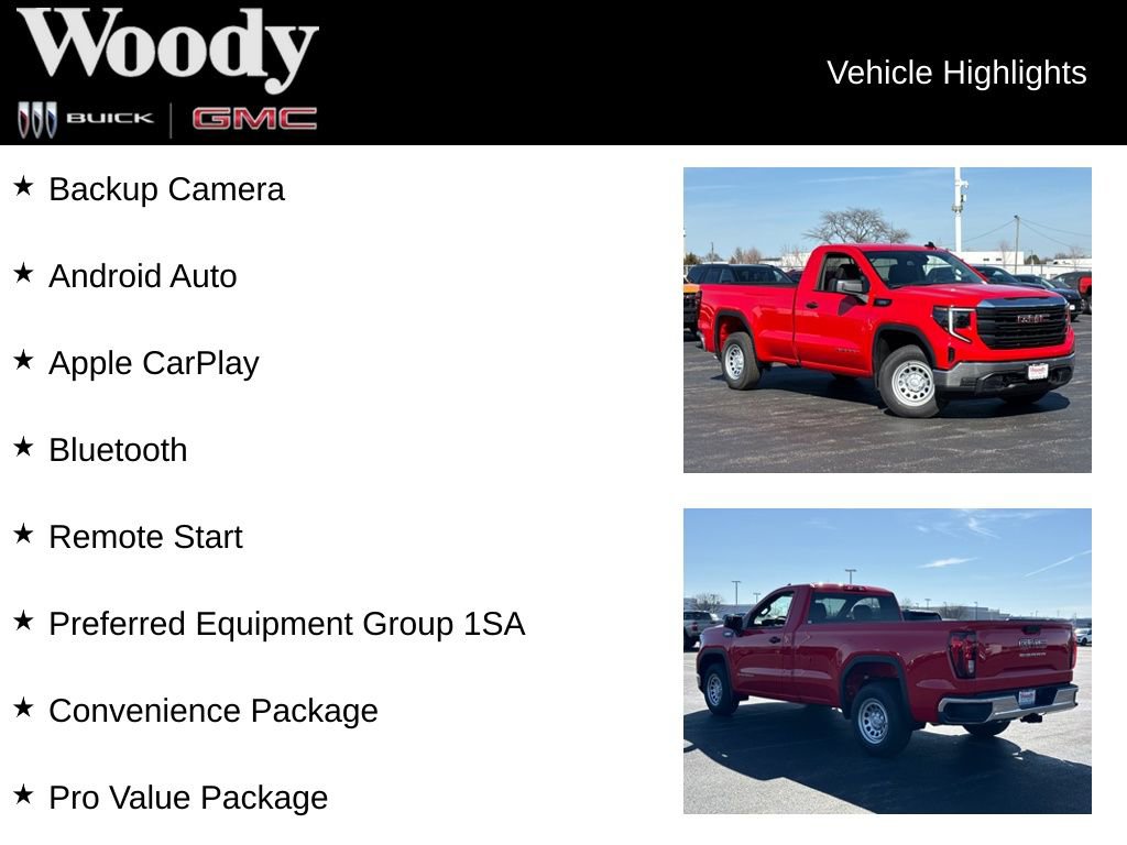 New 2026 GMC Sierra 1500 Pro w/ Pro Value Package RWD image 3