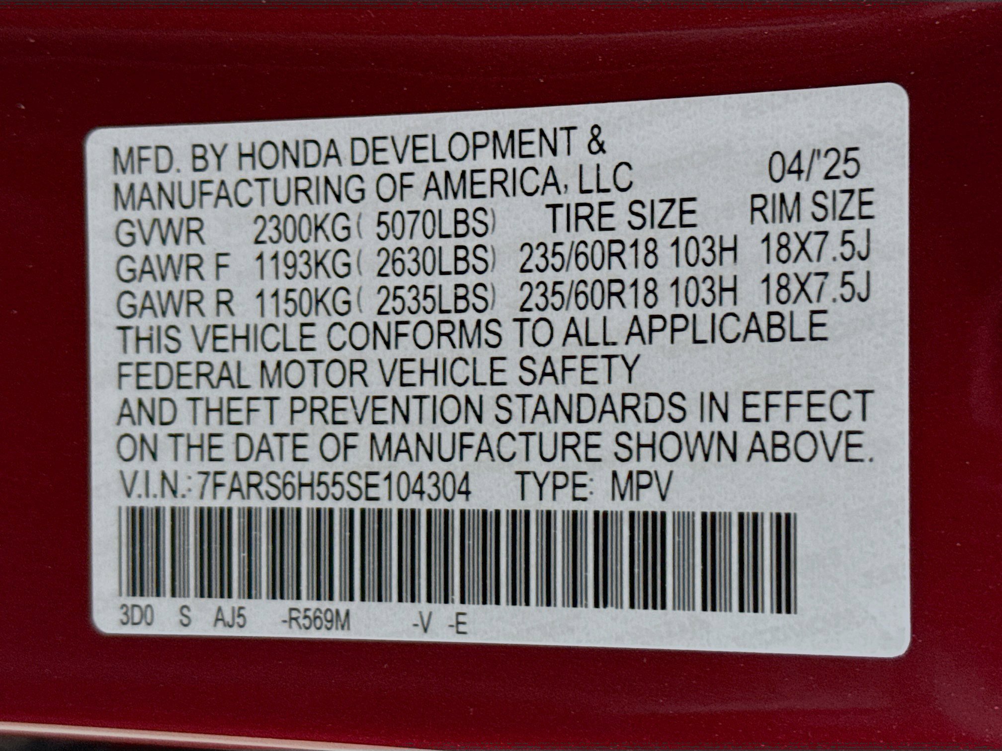 New 2025 Honda CR-V Sport image 38