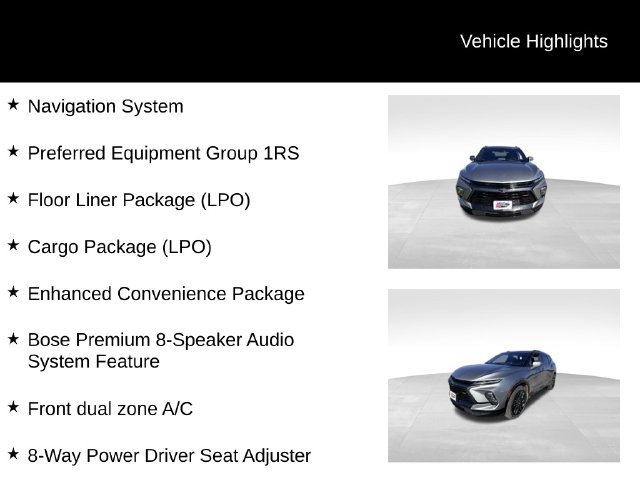 Certified 2023 Chevrolet Blazer RS w/ Enhanced Convenience Package AWD/4WD image 13