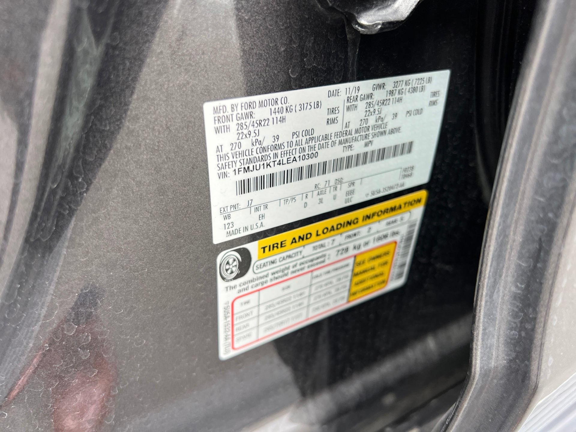 Used 2020 Ford Expedition Limited w/ Equipment Group 302A RWD image 33