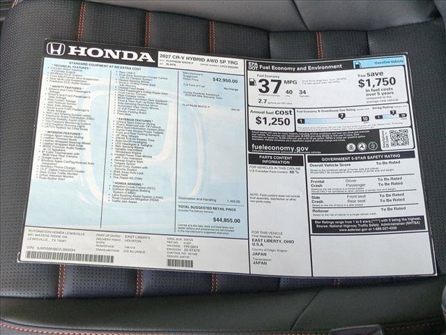 New 2027 Honda CR-V Sport Touring image 18