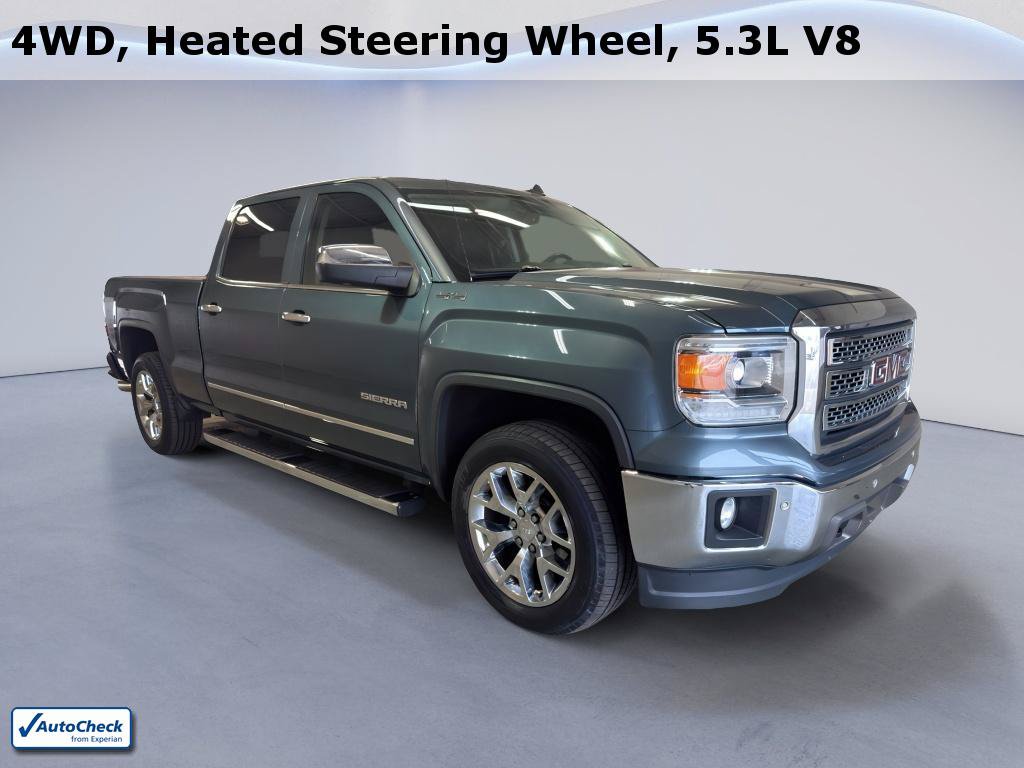 Used 2014 GMC Sierra 1500 SLT w/ SLT Crew Cab Value Package AWD/4WD image 1