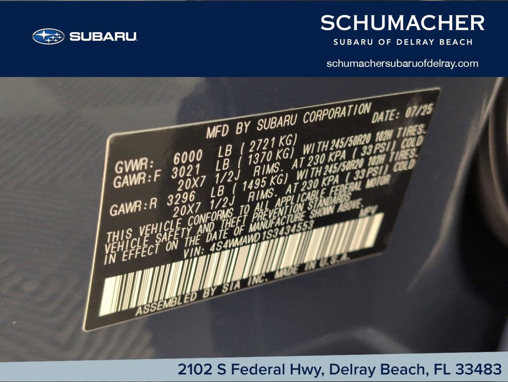 New 2025 Subaru Ascent Bronze Edition AWD/4WD image 10
