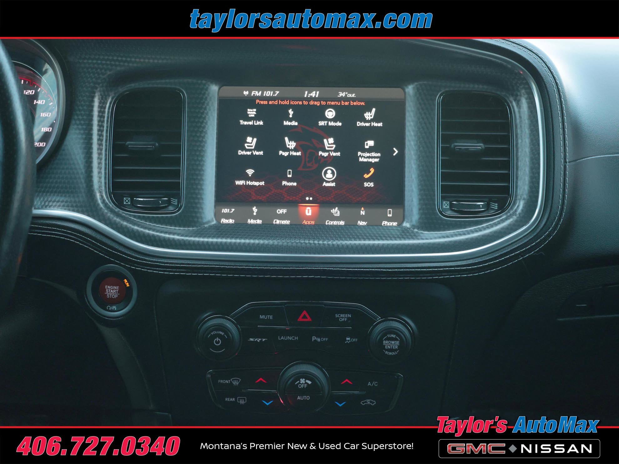 Used 2019 Dodge Charger SRT Hellcat w/ Harman/Kardon Audio Group RWD image 11