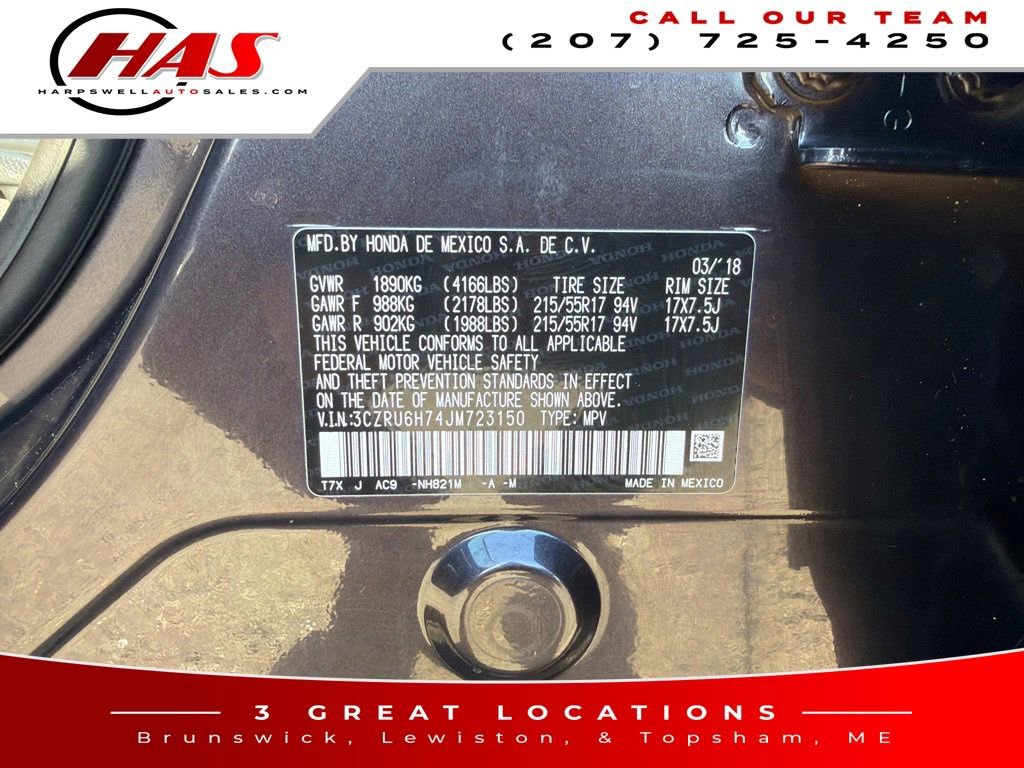 Used 2018 Honda HR-V EX-L image 13