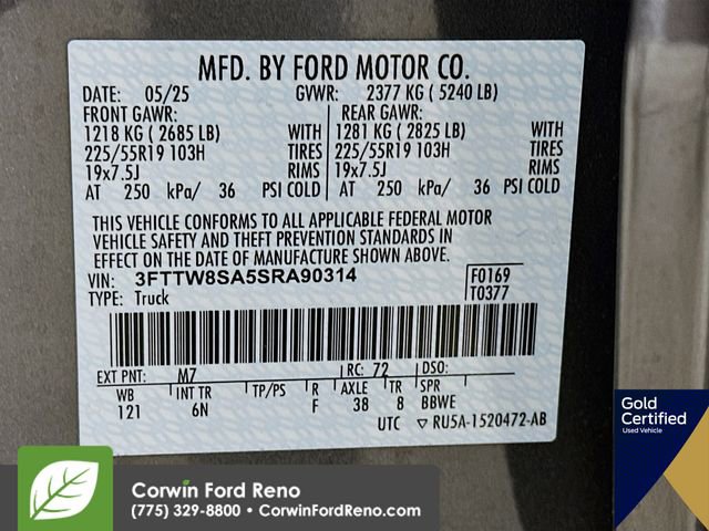 Certified 2025 Ford Maverick Lariat w/ 4K Tow Package image 35