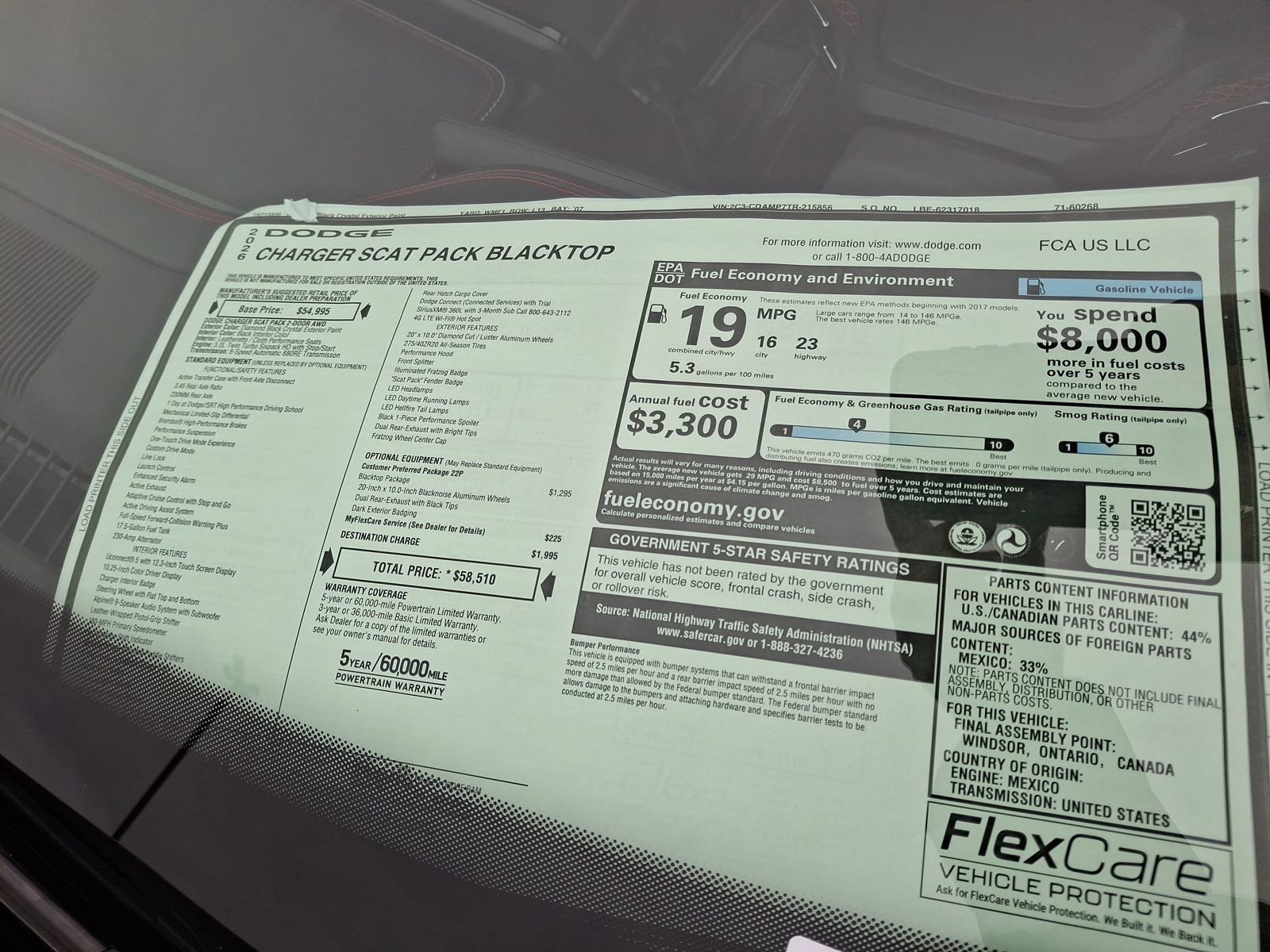 New 2026 Dodge Charger Scat Pack w/ Blacktop Package image 21