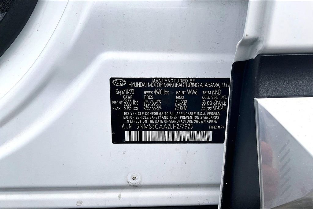 Used 2020 Hyundai Santa Fe SEL w/ Cargo Package image 31