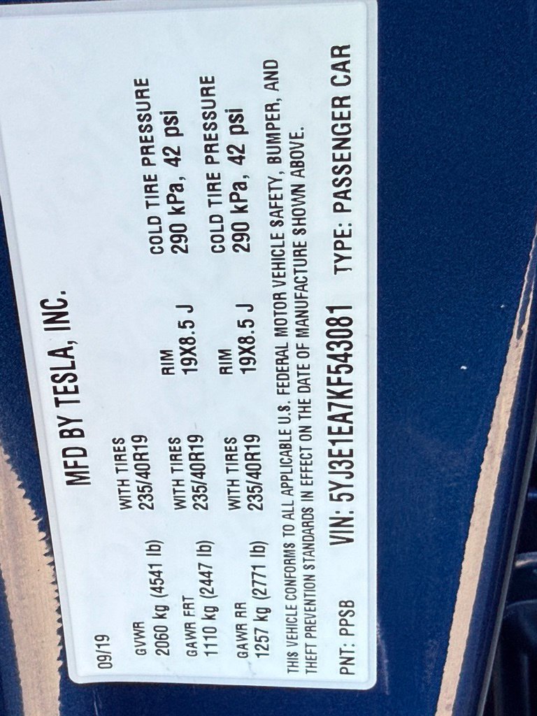 Used 2019 Tesla Model 3 Long Range RWD image 37