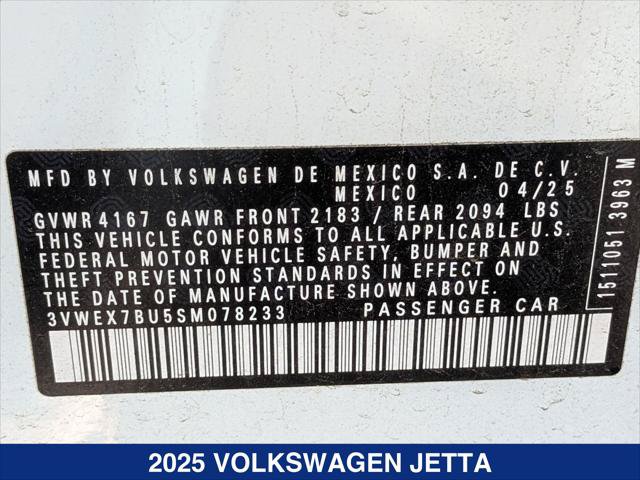 New 2025 Volkswagen Jetta SE FWD image 21