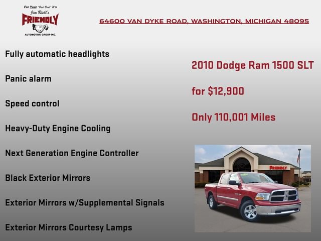 Used 2010 Dodge Ram 1500 Truck SLT w/ Remote Start & Security Group AWD/4WD image 25