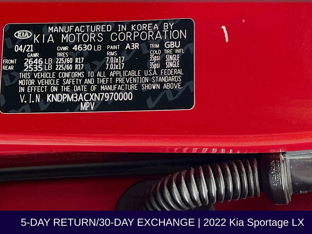 Used 2022 Kia Sportage LX image 35