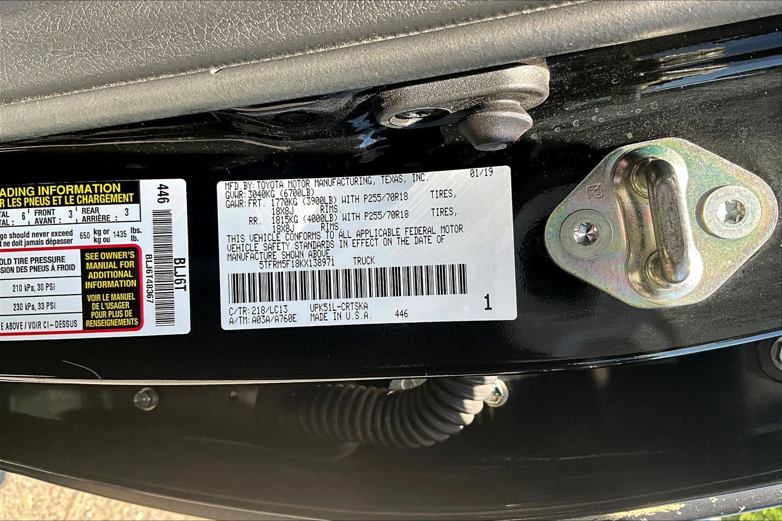 Used 2019 Toyota Tundra SR RWD image 21