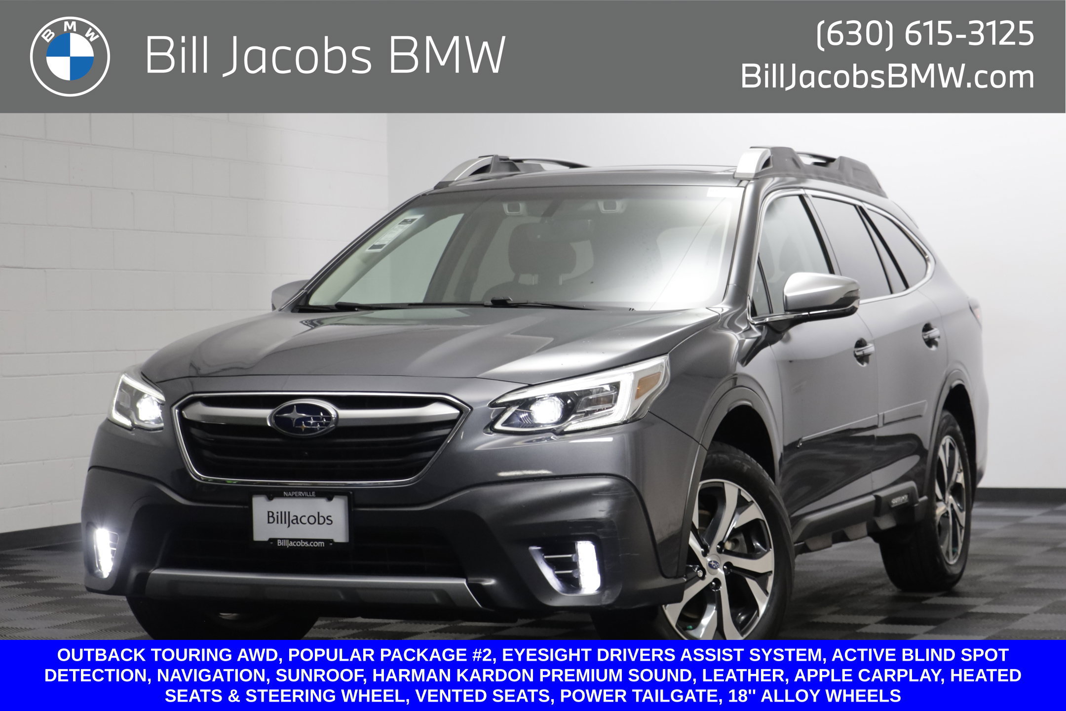 Used 2021 Subaru Outback Touring w/ Popular Package #2 AWD/4WD image 1