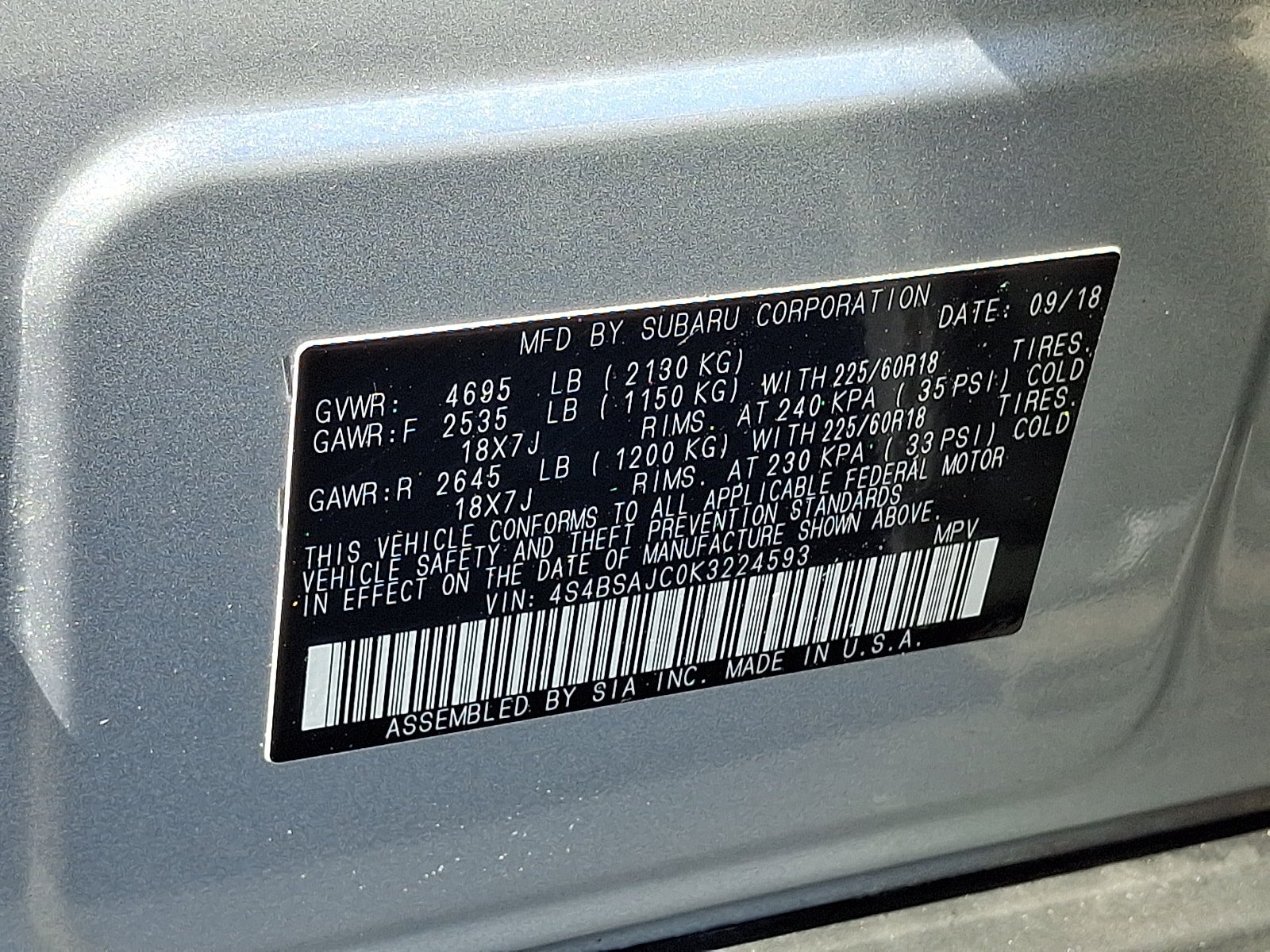 Used 2019 Subaru Outback 2.5i Limited w/ Popular Package #2 AWD/4WD image 26