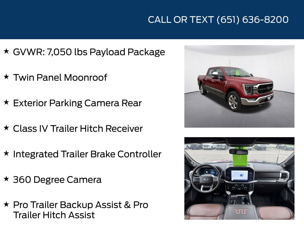 Certified 2023 Ford F150 King Ranch w/ Equipment Group 601A High AWD/4WD image 20