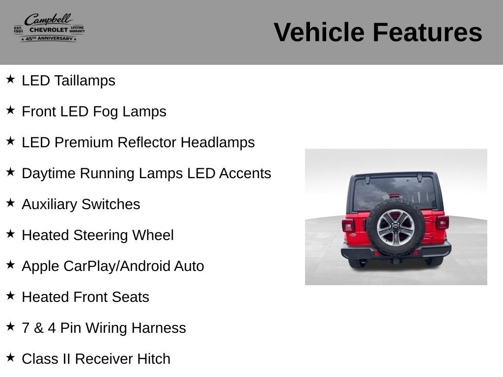 Used 2023 Jeep Wrangler Unlimited Sahara w/ LED Lighting Group AWD/4WD image 16