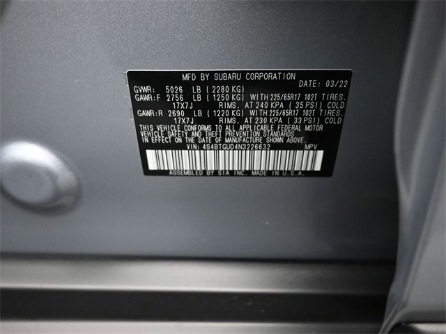 Used 2022 Subaru Outback Wilderness image 15