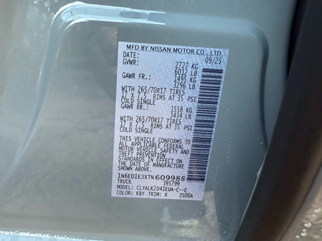 New 2026 Nissan Frontier Pro-X w/ Pro-X Convenience Package RWD image 20