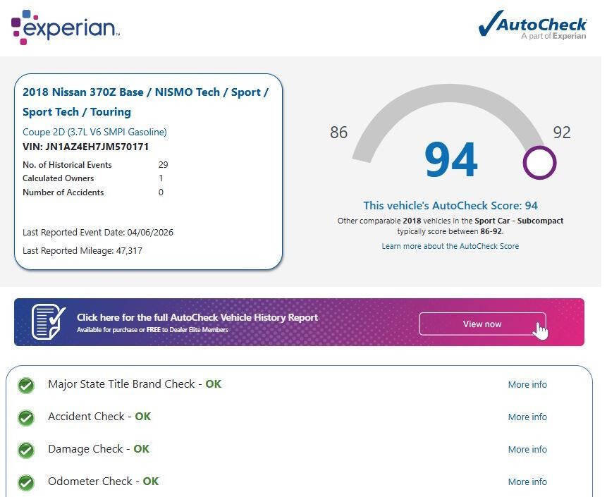 Used 2018 Nissan 370Z Coupe image 11