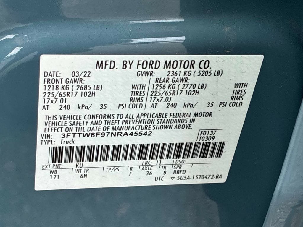 Used 2022 Ford Maverick Lariat w/ Lariat Luxury Package AWD/4WD image 22