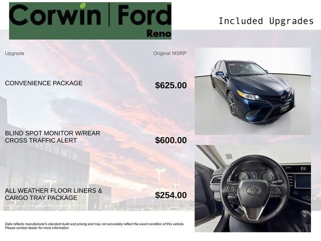 Used 2018 Toyota Camry SE w/ Convenience Package image 3