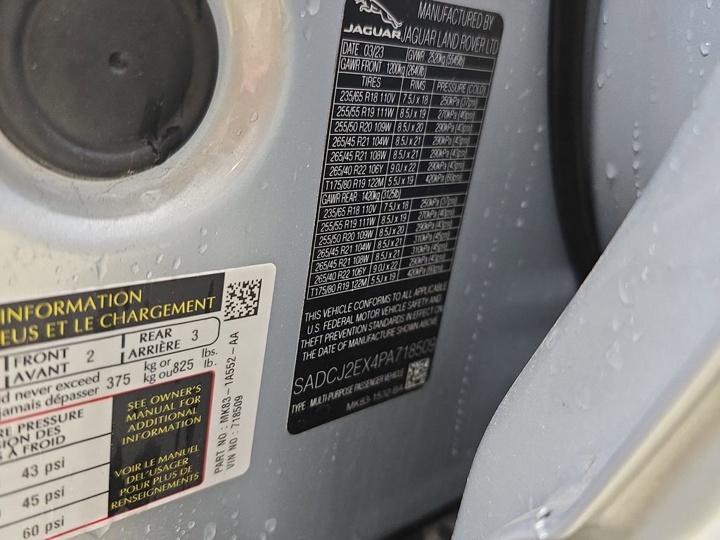 Used 2023 Jaguar F-PACE S image 36