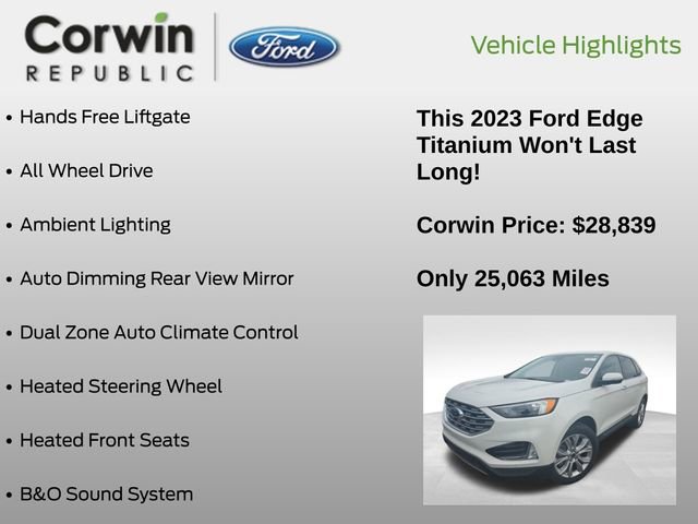 Used 2023 Ford Edge Titanium AWD/4WD image 7