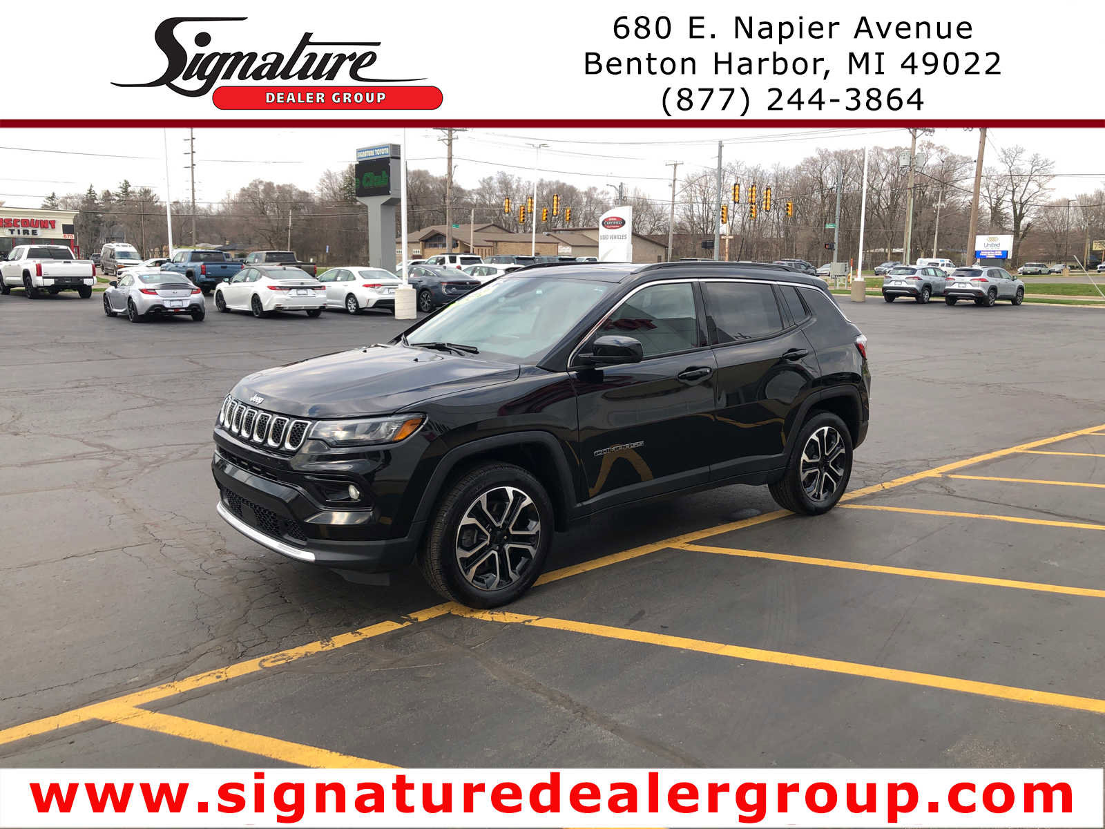 Used 2023 Jeep Compass Limited w/ Sun and Sound Group