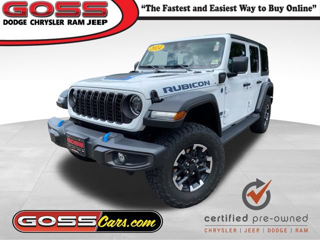 Certified 2024 Jeep Wrangler Unlimited Rubicon 4xe w/ Convenience Group