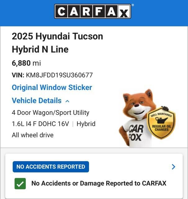 Used 2025 Hyundai Tucson N Line AWD/4WD image 7