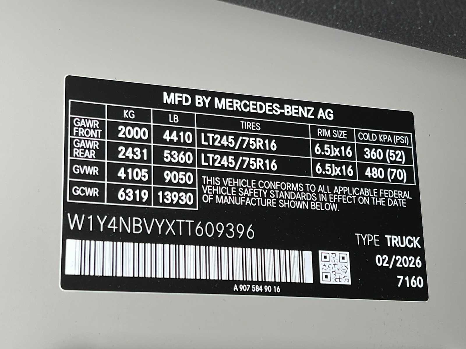Used 2026 Mercedes-Benz Sprinter 2500 image 45