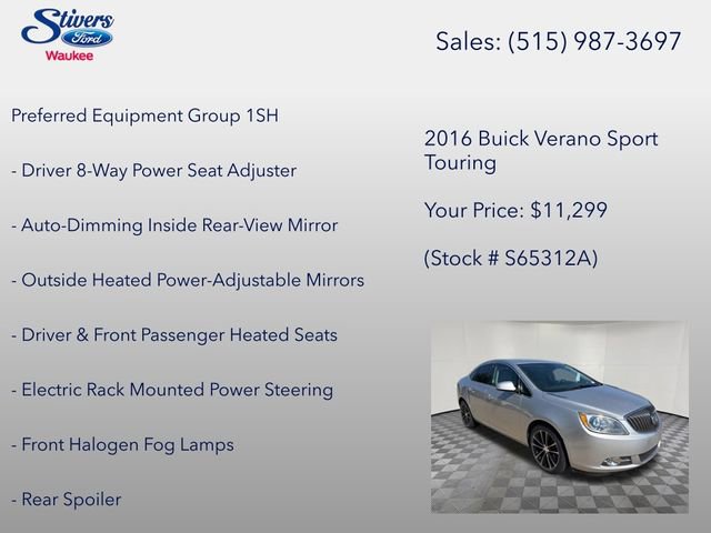 Used 2016 Buick Verano Sport Touring FWD image 8
