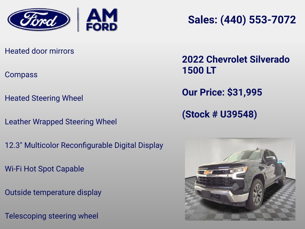 Used 2022 Chevrolet Silverado 1500 LT AWD/4WD image 11