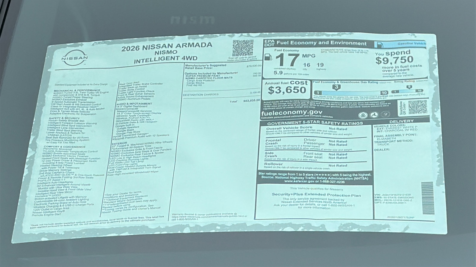 New 2026 Nissan Armada NISMO image 21