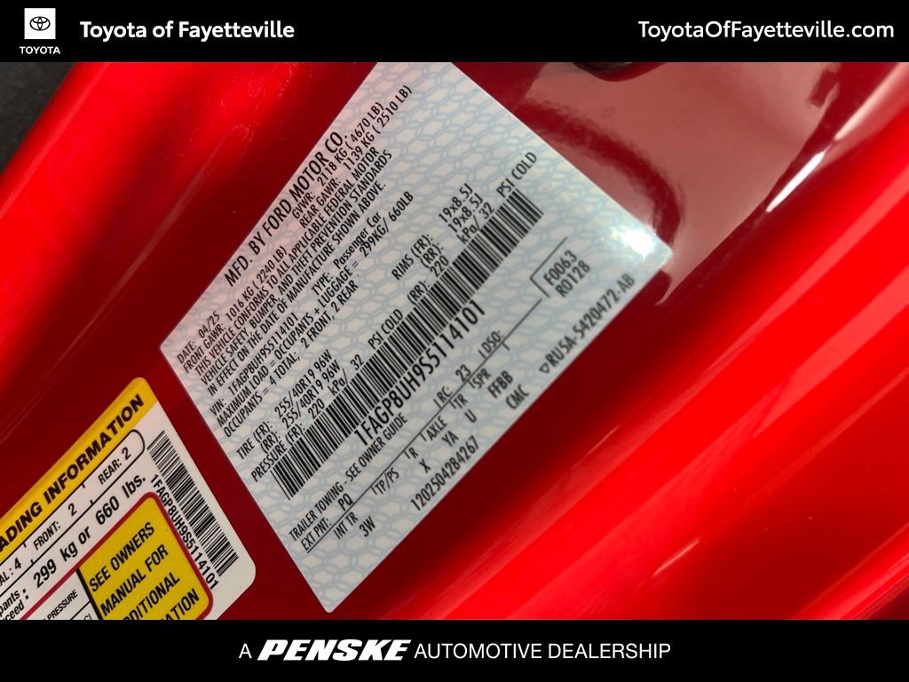 Used 2025 Ford Mustang Premium w/ Mustang Nite Pony Package RWD image 24