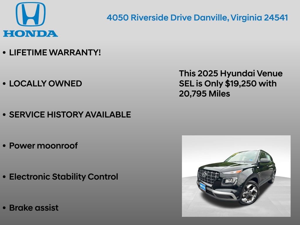 Used 2025 Hyundai Venue SEL FWD image 7