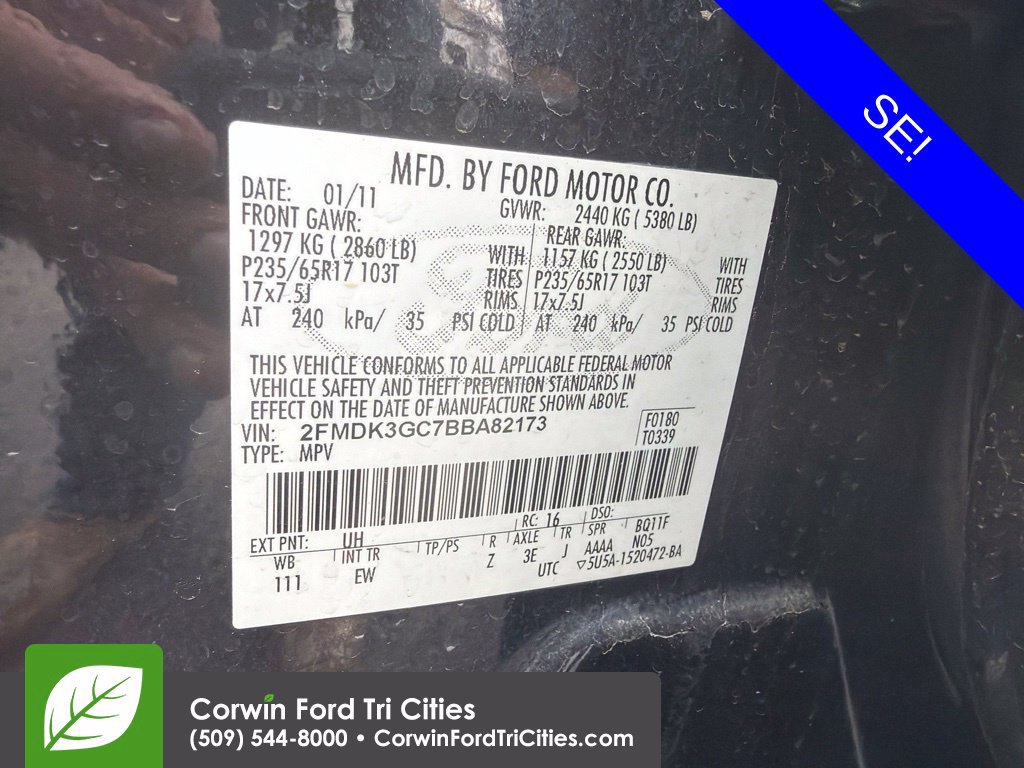 Used 2011 Ford Edge SE w/ 101A Rapid Spec Order Code FWD image 11