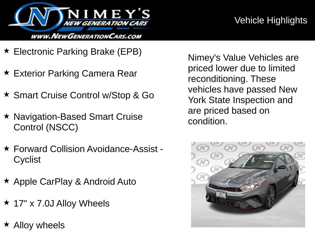 Used 2023 Kia Forte GT-Line w/ GT-Line Technology Package FWD image 10