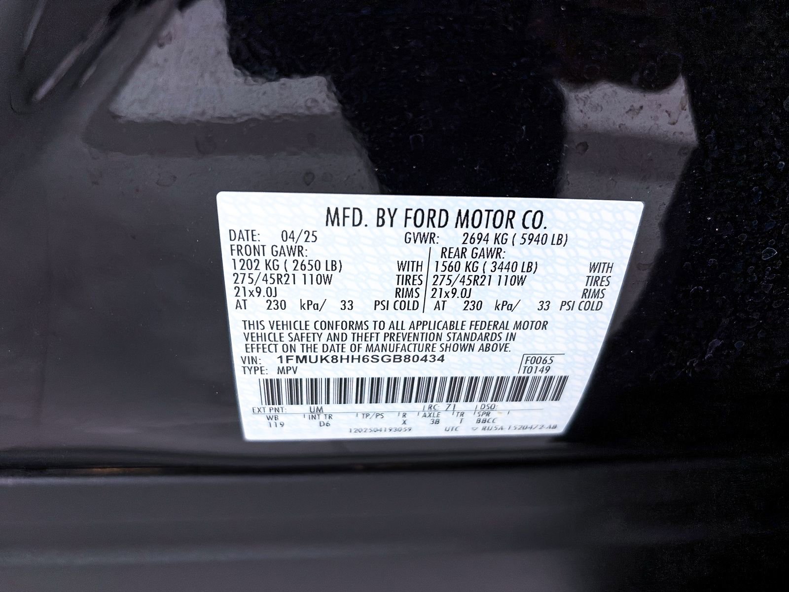 Used 2025 Ford Explorer Platinum w/ LUX Leather Package image 45