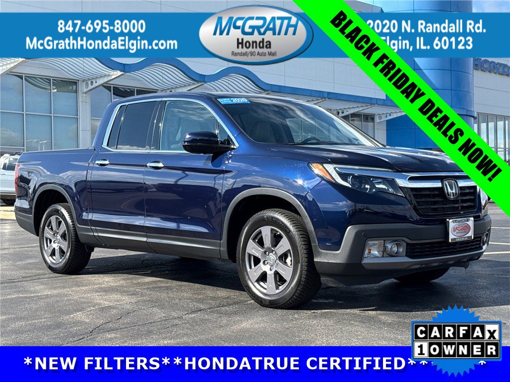 Certified 2020 Honda Ridgeline RTL-E