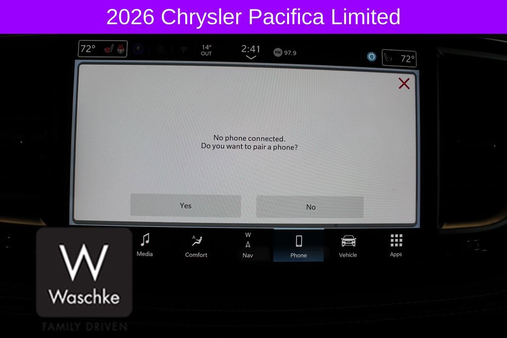 New 2026 Chrysler Pacifica Limited w/ S Appearance Package image 50