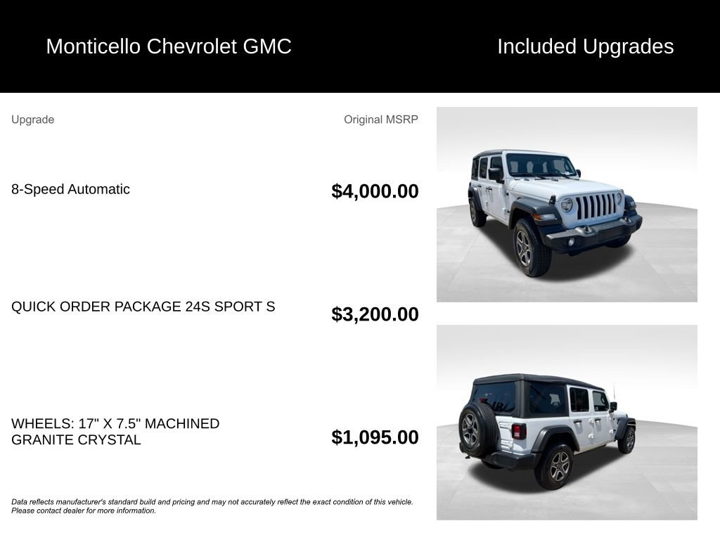 Used 2022 Jeep Wrangler Unlimited Sport AWD/4WD image 5