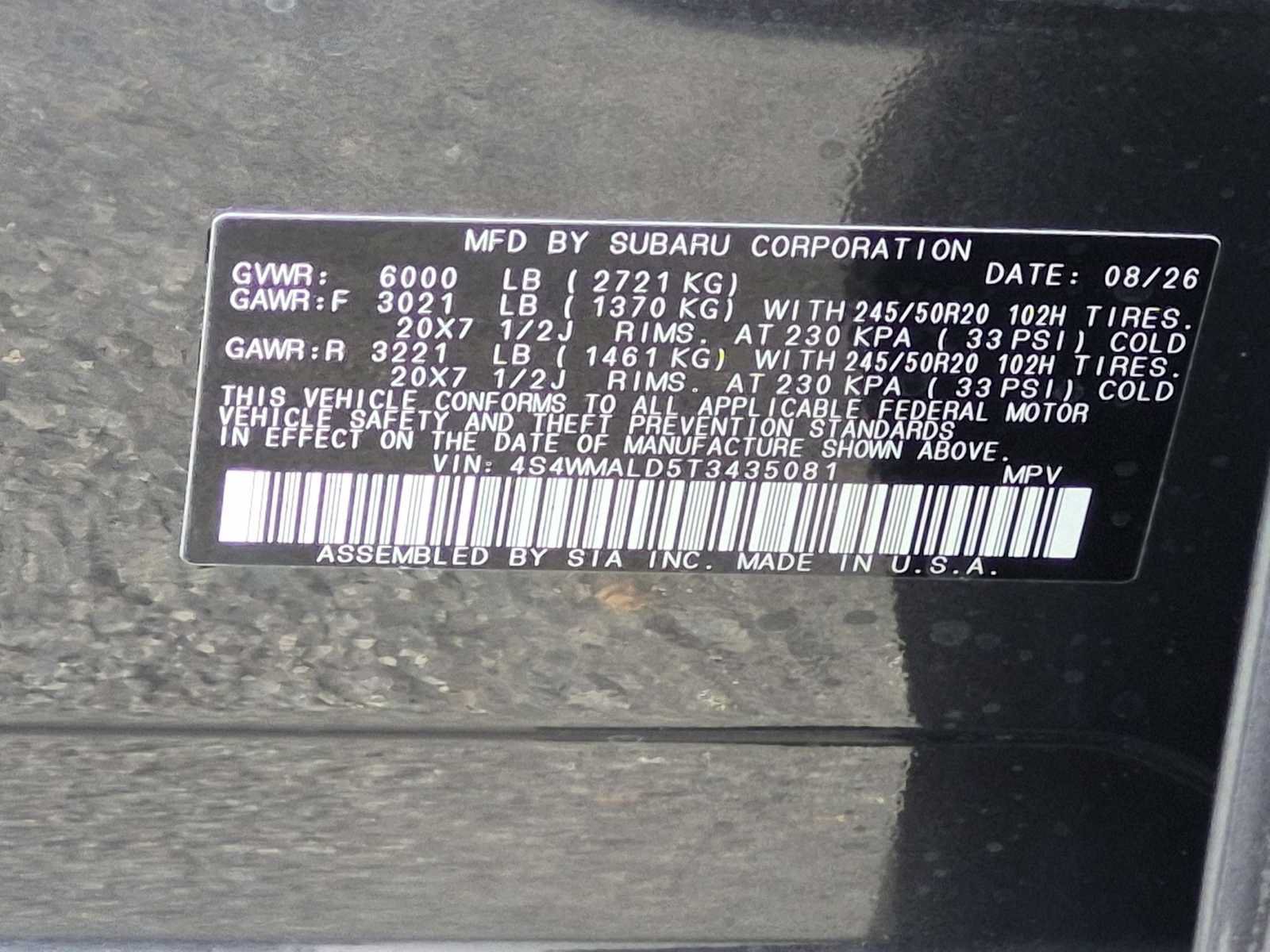 New 2026 Subaru Ascent Bronze Edition AWD/4WD image 33